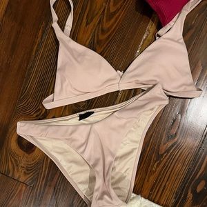 LA hearts swim suit
